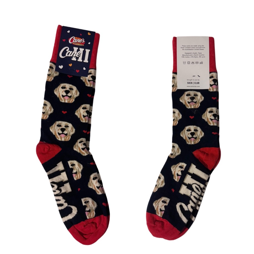 Raising Cane Socks